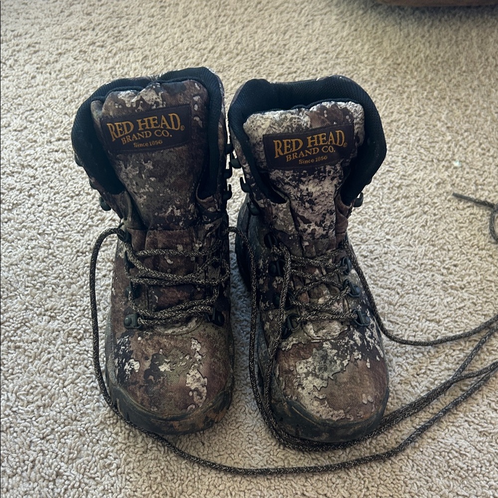 RedHead Kids Camouflage Boots